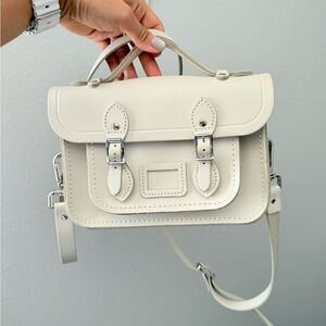 Cambridge Cream/ White Satchel Bag